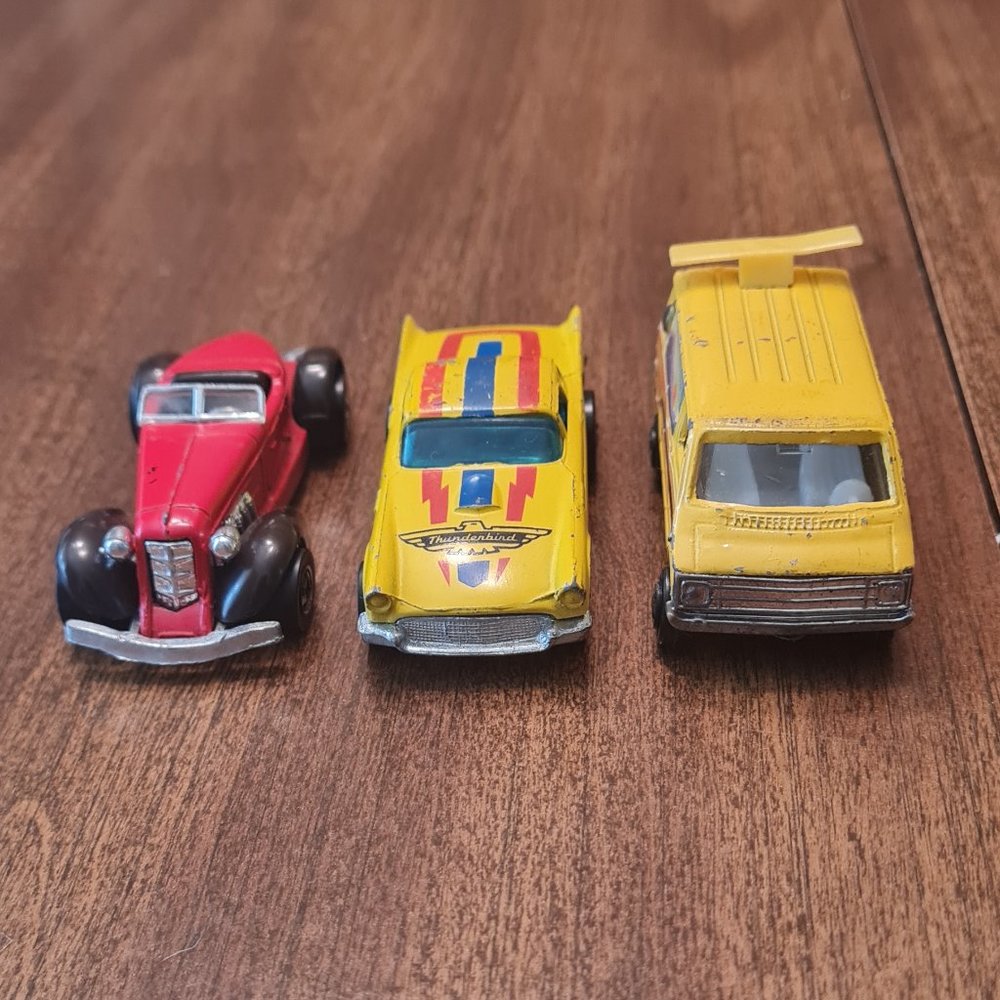 Lot of 3 Vintage Hot Wheels and Zylmex Cars Good Condition